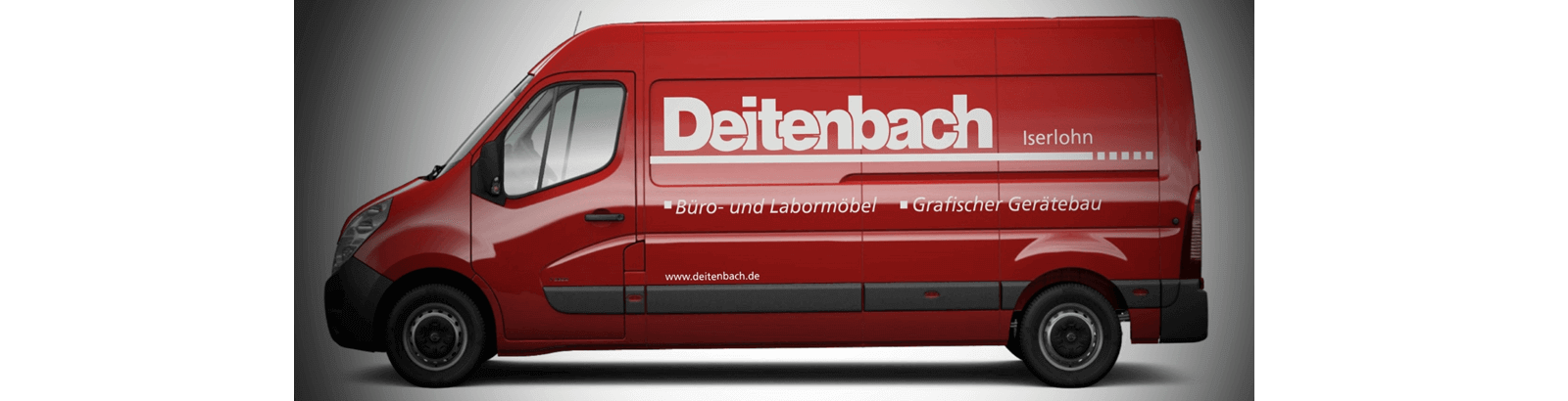 Service-Lieferfahrzeug von Deitenbach